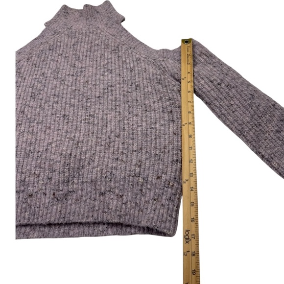 ASTR The Label Lavender Cold Shoulder Sweater - Picture 10 of 13